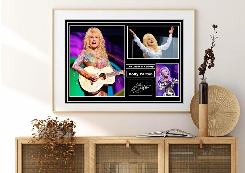 DOLLY PARTON signed autographed photo lovely smile COA Hologram
