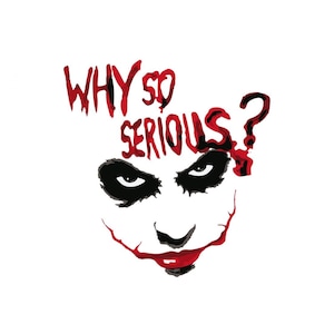 T-SHIRT MAGLIETTA TSHIRT DC COMICS BATMAN JOKER FACCIA FACE UOMO DONNA