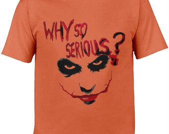 Joker Themed Why so Serious Unisex Softstyle T-shirt - Etsy
