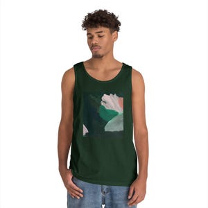 Camiseta sin mangas con gráficos, regalo artístico, camiseta de arte moderno, camiseta sin mangas con pintura, camiseta sin mangas para hombre, camiseta sin mangas alternativa, camiseta con pintura, camiseta sin mangas con estampado artístico