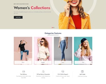 Progettazione di siti Web di e-commerce Wofa personalizzati / Modello di negozio di moda per lo shopping online
