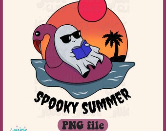Spooky Summer Png|500 Dpi|Best Seller Png|Goth Summer|Hot ghoul summer|Funny halloween png|Ghost shirt png|Sarcastic shirt png|Cute ghost