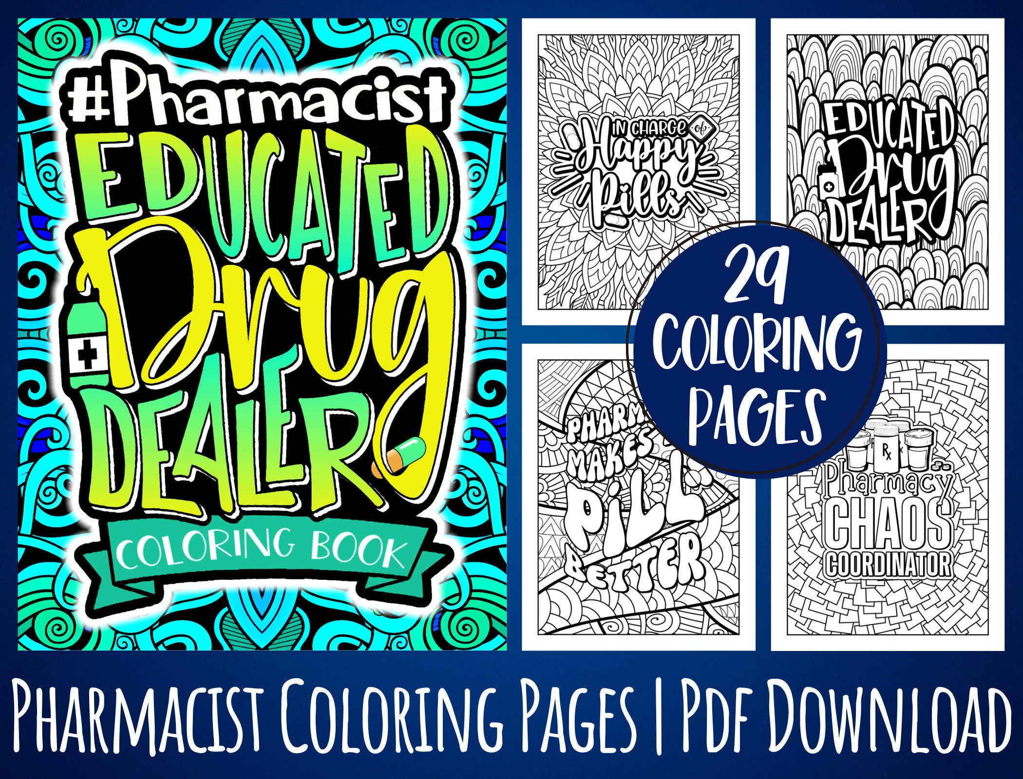 Pharmacy Coloring Pages