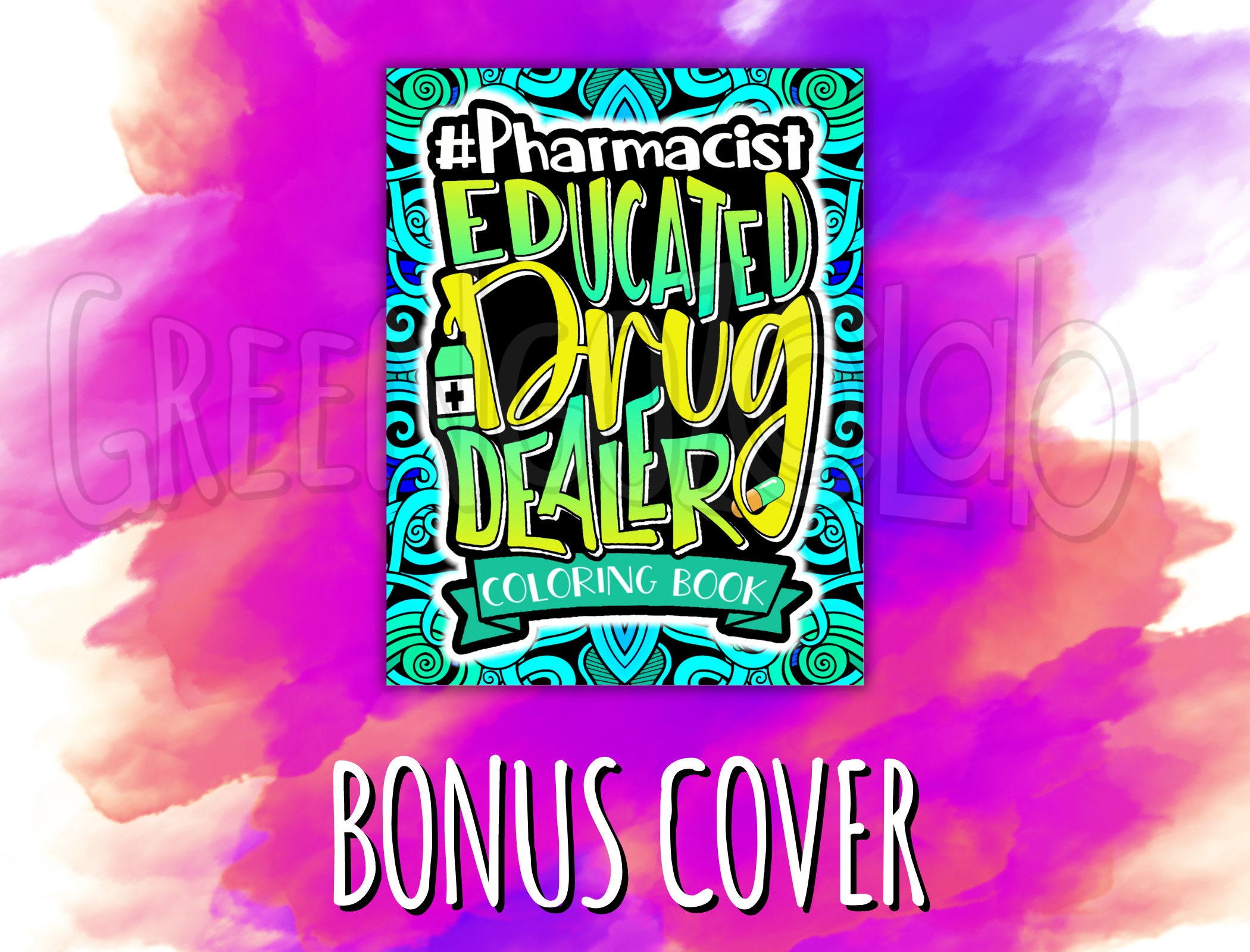 Pharmacist Coloring Book Pages for Women, Men | Funny Appreciation ...