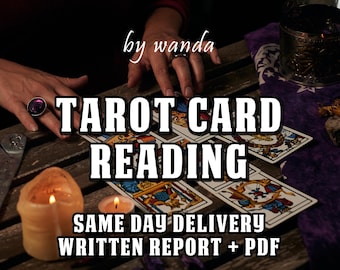 TAROT Reading by Wanda, Love Career Life Path, Same Day Delivery, Written Report (PDF)