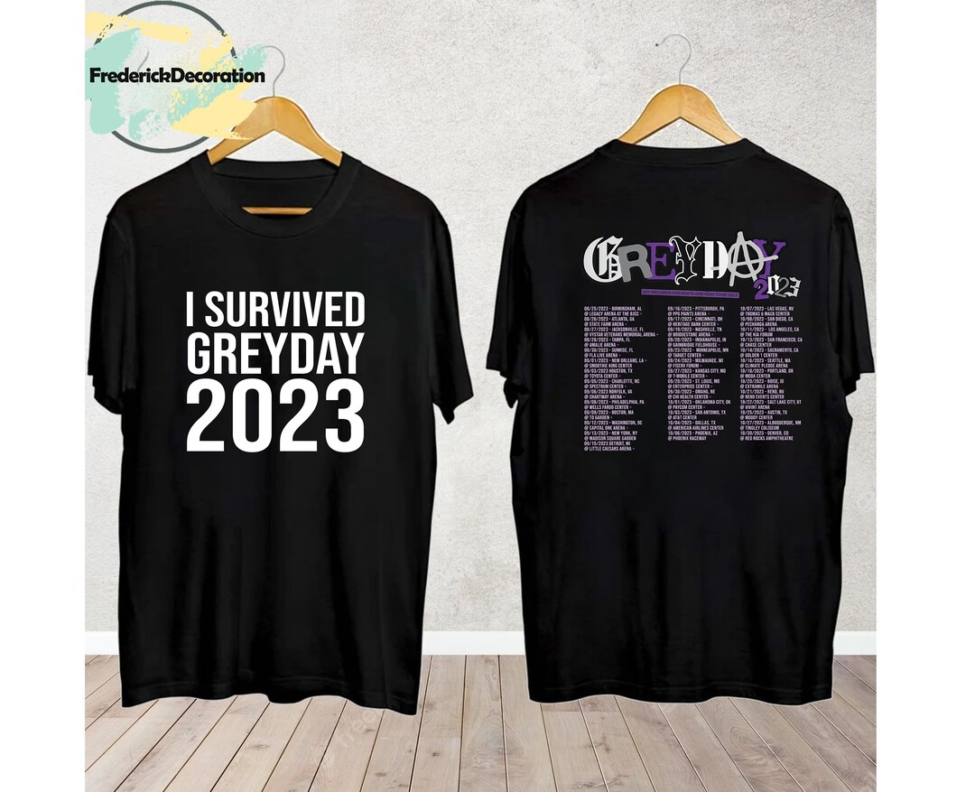 I Survived Greyday 2023 Shirt Suicideboys Tour 2023 Shirt Etsy UK