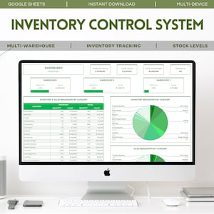 Alles-in-één voorraadbeheersysteem: uitgebreide Google Spreadsheets-sjabloon voor voorraadbeheer, transacties en rapportage