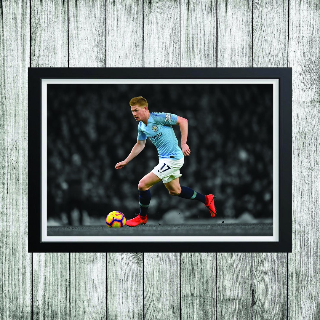 Posters & Prints Kevin De Bruyne Man City Football Wall Art Etsy