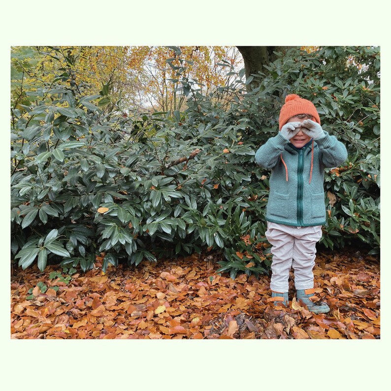 Manteau d'hiver en laine bouillie pour enfants, veste Wolle pour l'enfant image 5