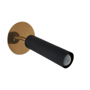 One Piece Matt black Modern wall sconce - Modern wall light - Mid century wall sconce - Sputnik light - lighting - Italian wall light office