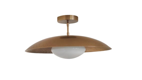 Modern style Raw brass ceiling light - pendant light - ceiling fixture - flushmount light - brass disc ceiling light - brass chandelier