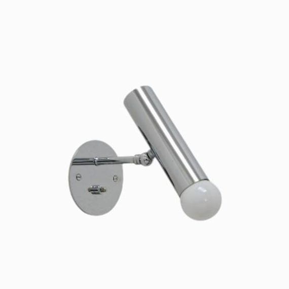 One Piece Polish Nickel Spot Sconce - Mid century Lighting - Sputnik Lights - Italian Lights - Wall Lights - Sconce - Wall Sconce
