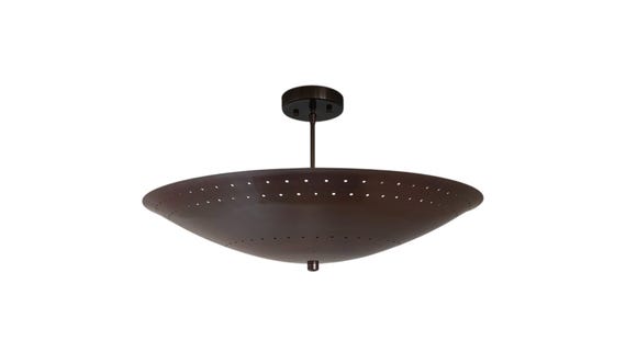 Modern style 6 light Stilnovo style brass ceiling chandelier Disc Ceiling Antique brass light - Mid century ceiling fixture brass chandelier