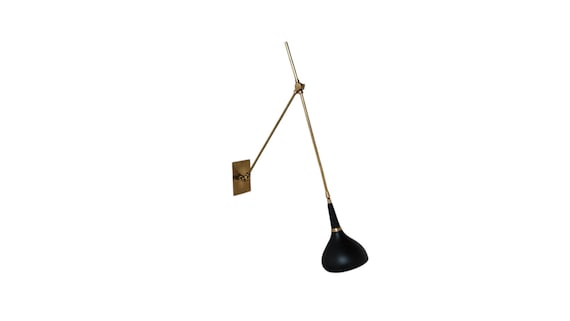 One light modern brass kitchen light - Wall kitchen light - Mid century kitchen light - Italian wall light - wall lamp - wall light lamp