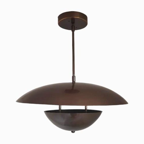 One Light Modern Ceiling brass fixture light Brass antique - sputnik light - Italian Ceiling light Brass chandelier