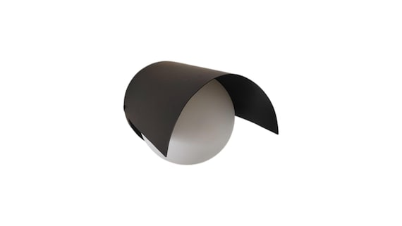 Pair of matt black wall sconce with white ball - sputnik light - Italian brass light - Mid century wall light - wall sconce - lighting