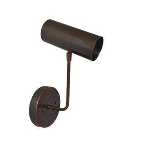 One Piece Antique brass Mono Spot Wall sconce - Modern wall light - Italian wall light - sputnik light - Mid century wall light - Lighting