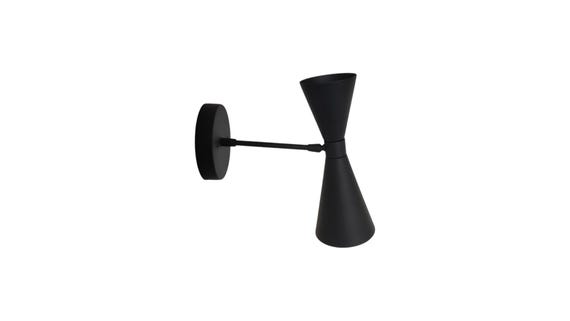 Matt Black Italian wall sconce - Modern wall sconce - Perforated brass wall sconce - wall lamp - lighting - wall light - Wall sconce