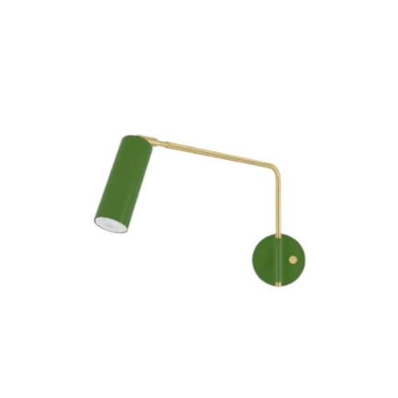 Color Swing Cylinder with Brass Joints - Mid century Lighting - Sputnik Lights - Italian Lights - Wall Lights - Sconce Wall Sconce Wall Lamp