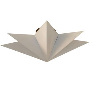 Handmade Brass Starburst Ceiling Light: Mid Century Modern Sconce