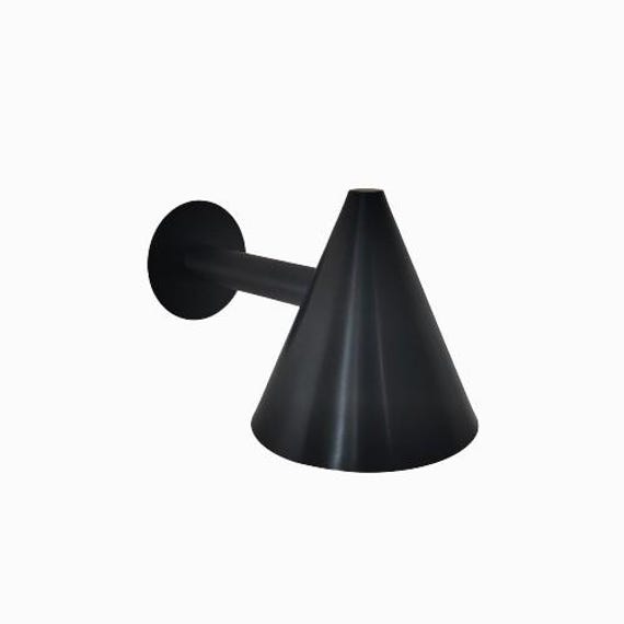 Modern style One Piece Matt Black Cone wall sconce - wall light - Italian wall sconce - Mid century wall sconce - Sputnik light - wall lamp