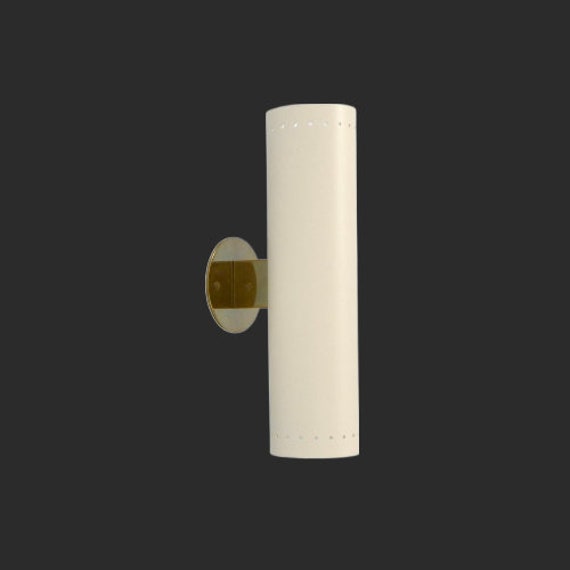 One Piece Tall Matt Off White Cylinder Fixture - Mid century Lighting - Sputnik Lights - Italian Lights - Wall Lights - Sconce - Wall Sconce