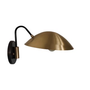 Modern wall sconce - Brushed brass Italian wall sconce - Mid century wall light - Lighting - sconce - sputnik light - wall light
