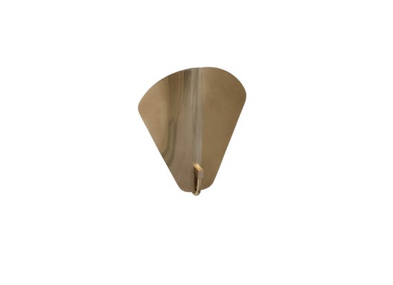 Pair of Raw brass Mid century wall sconce - wall sconce - Lighting - Mid century wall sconce - Italian wall sconce - wall light - wall lamp