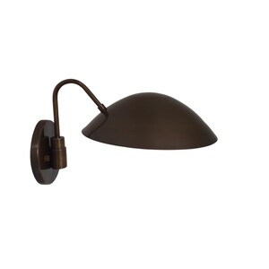 One Piece antique brass Italian wall sconce - Mid century wall sconce - Wall sconce - wall lighting - lighting - Modern wall light - Sconce
