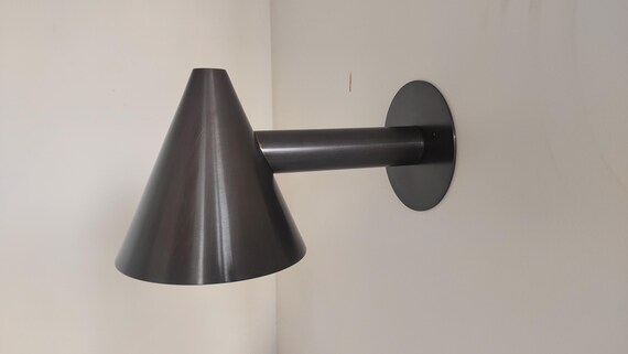 Modern Style Mid Century Raw Brass Wall Lamp Luminaire cone shade wall lamp - vanity lamps - bedroom lights