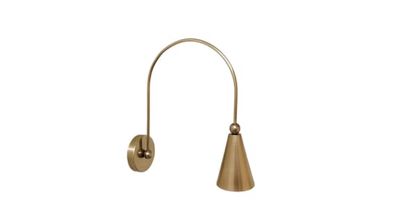 Italian wall sconce - Raw brass mid century wall sconce - Italian wall light - Wall lamp - Wall sconce - Vanity wall lamp - adjustable light