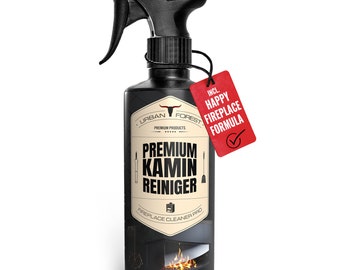 Kamin Reiniger & Ofen-Reiniger Ofen Glasreiniger - Kaminscheiben Reiniger Ruß Reiniger zur professionellen Reinigung von URBAN FOREST 500ml