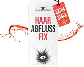 Abflussreiniger EXTRA STARK 1000ml mit spezieller Haarweg-Formel / materialschonend für Küche / Bad gegen Verstopfungen Urban Forest