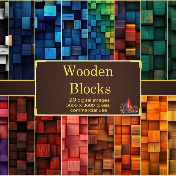 Wooden Blocks - Etsy