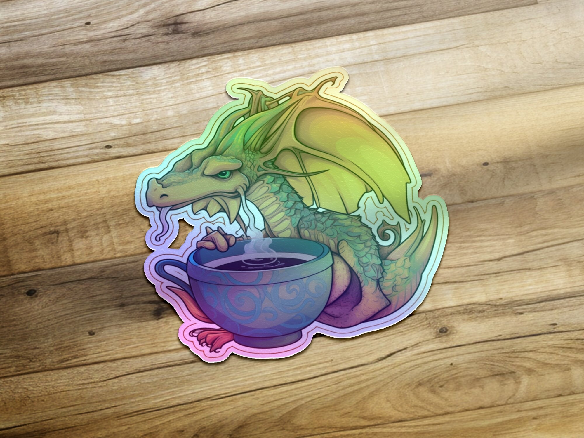 Dragon Sticker Dragon Gift Dragon Decal Laptop Sticker Mac Etsy
