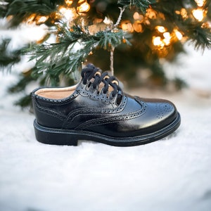 Highland Handmade Ghillie Brogues Kilt Lederschuhe - Kilt Stiefel - Herren Kilt Schuhe - Original Lederschuhe - Schnürsenkel Schuhe