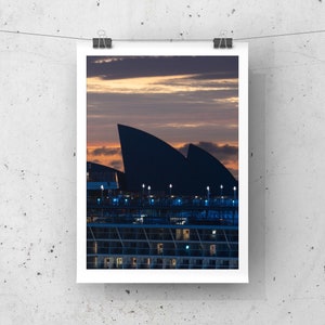 Sydney Opera House Sunrise Silhouette
