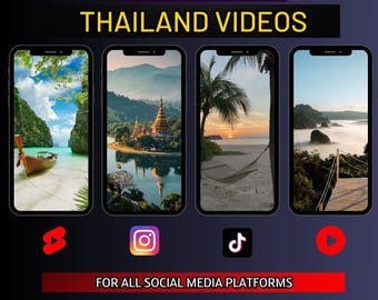 Thailand Travel Videos: Bangkok, Phuket, Chiang Mai (Digital Download)