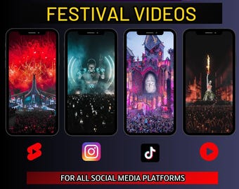 Elite Festival Video Bundle | Social Media Concert Clips (Digital Download)