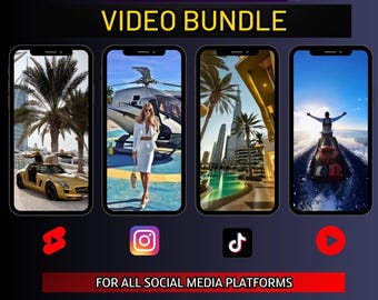 200K+ Pro Viral Video Clips: Luxury Lifestyle 4K HD Reels