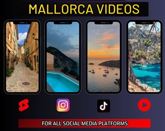 Mallorca 4K Video Bundle: Beaches, Sunset, Travel (Digital Download)