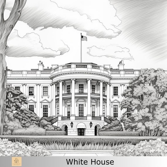 White House Coloring Pages