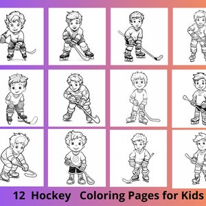 22 Hockey & NHL Coloring Pages (Free PDF Printables)