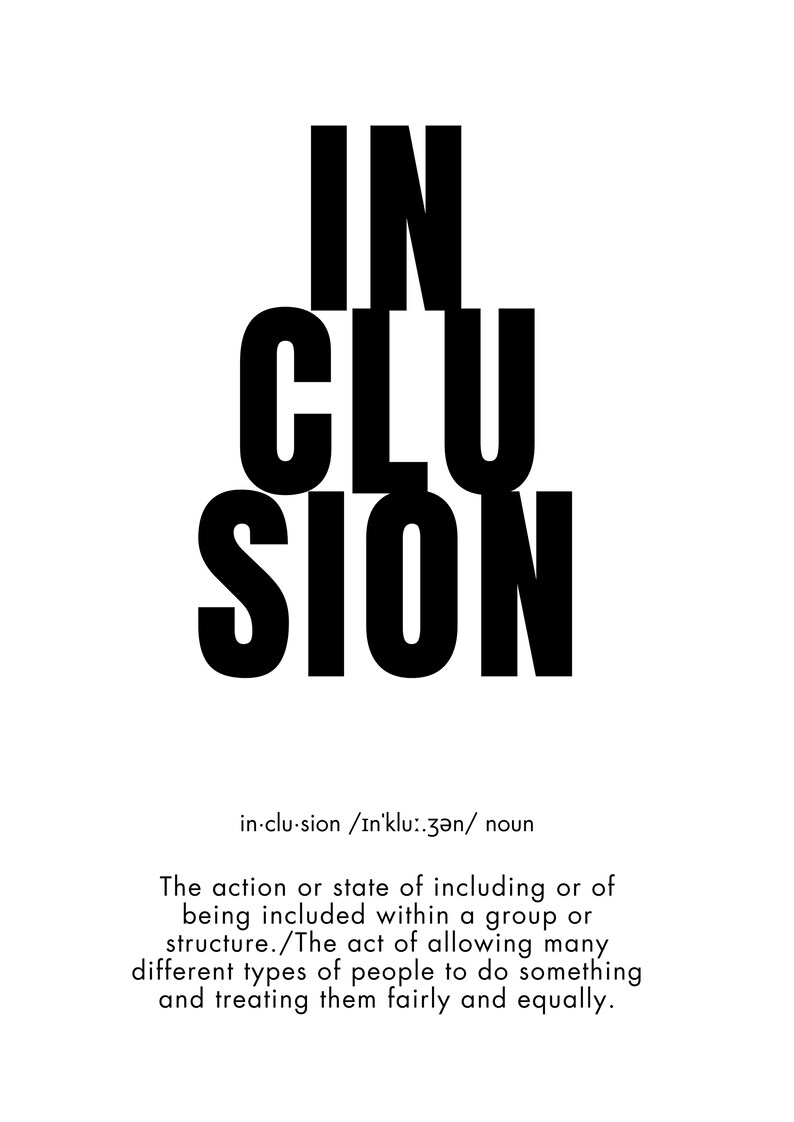 Diverse Equity Printable Art Set - Minimalist Posters for Counselor ...