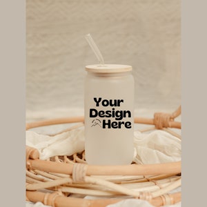 Frosted Libbey Glass Mockup|Beer Can Glass Mockup|Mock-Up Photo|Stock Photo for business|Styled aesthetic|Iced Coffee Cup|JPEG Download