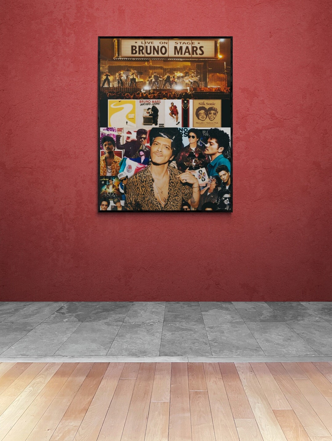 Bruno Mars Poster Bruno Mars Print Bruno Mars Fan Gift Room - Etsy