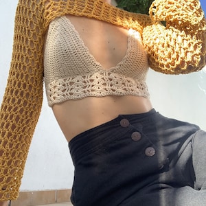 Shelly Top crochet pattern PDF