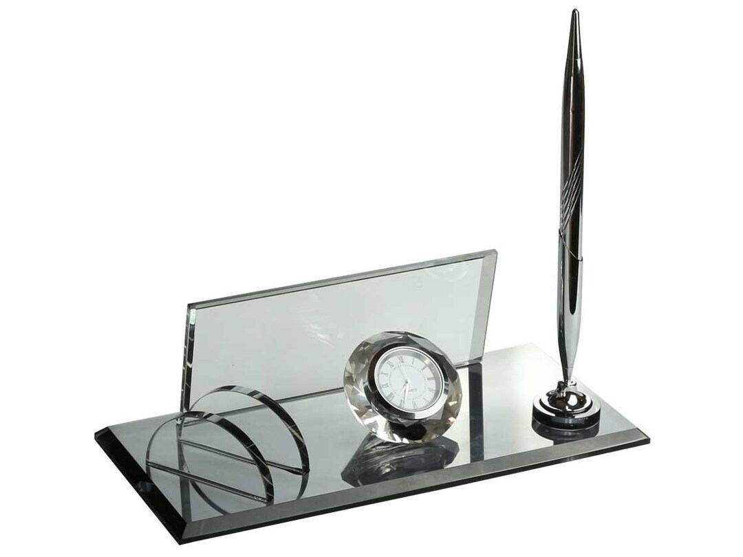 Personalized Luxury Desk Name Plate Black Glass Desk Name Etsy