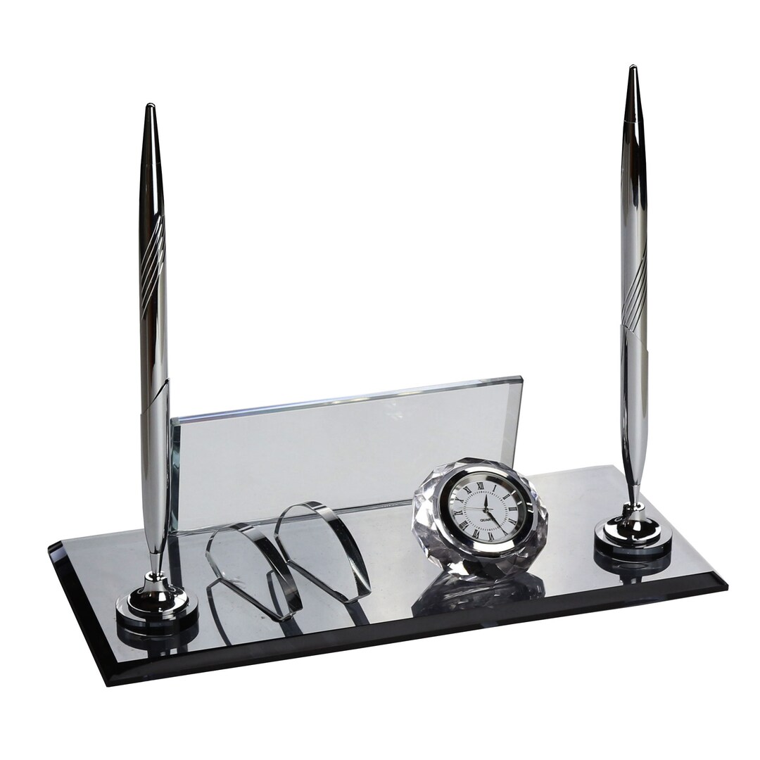 Personalized Luxury Desk Name Plate Black Glass Desk Name Etsy