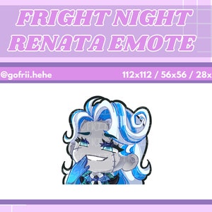 Fright Night Renata Emote per Twitch/Youtube/Discord / Streamig / Gaming / Adesivi Discord / Stream Emote
